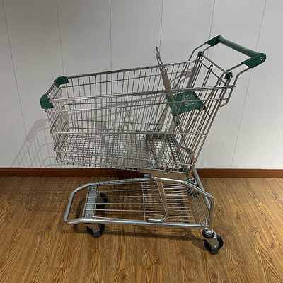 खरीदें 125L उच्च गुणवत्ता वाले अमेरिका शैली अनुकूलित सुपरमार्केट धातु शॉपिंग कार्ट online manufacture
