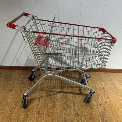 खरीदें 100L European Style Shopping Trolley with CE Certification Metal Supermarket Carts ऑनलाइन निर्माण