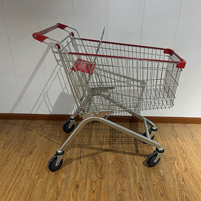 खरीदें 125L Retail CE Certificate Elevator Wheel Steel Shopping Cart ऑनलाइन निर्माण