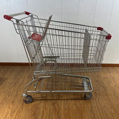 खरीदें बेबी सीट के साथ 210L जर्मन हाई कैपेसिटी शॉपिंग ट्रॉली ऑनलाइन निर्माण